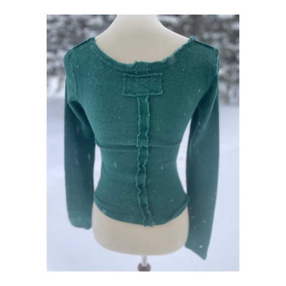 Free People Like A Boss Tee Everglade Sz XS NWT - Picture 7 of 10